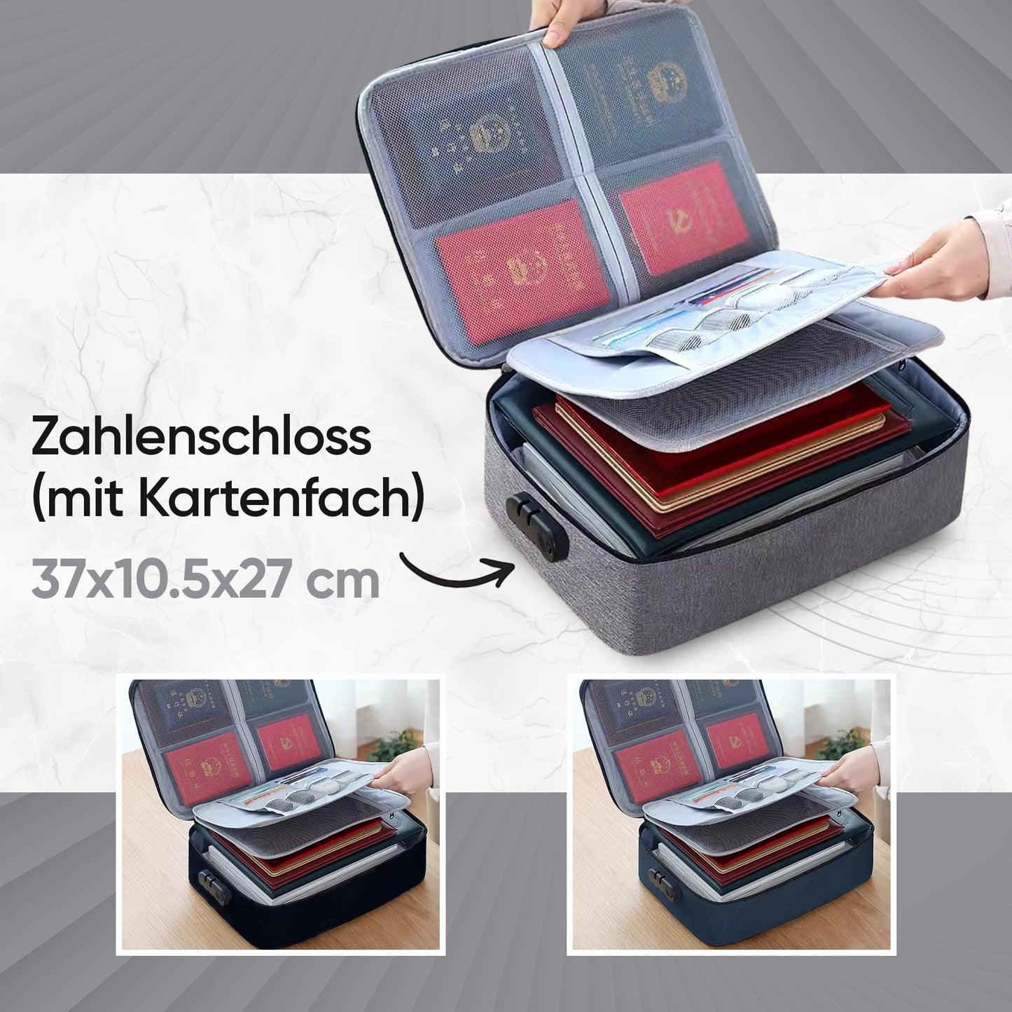 Aufbewahrungsbox für Unterlagen